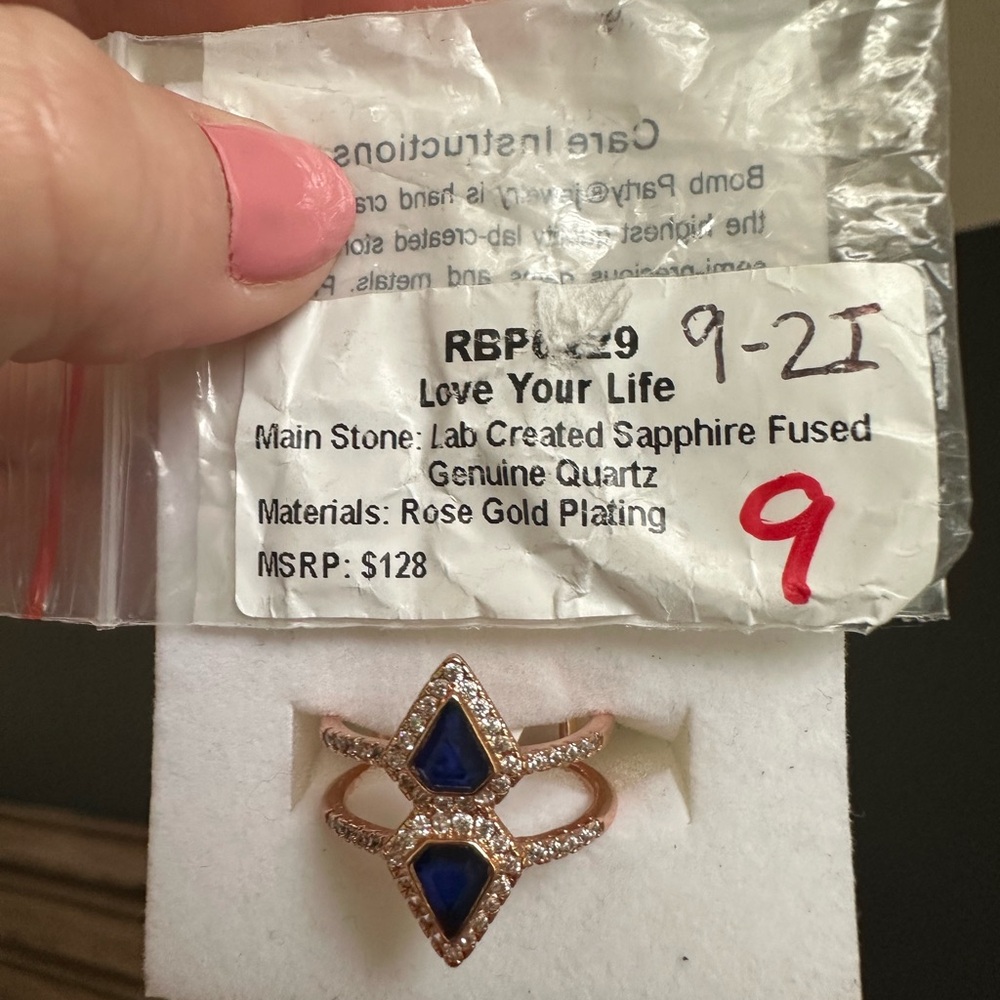 BP September Birthday Collection Ring Size 9 - Love Your Life